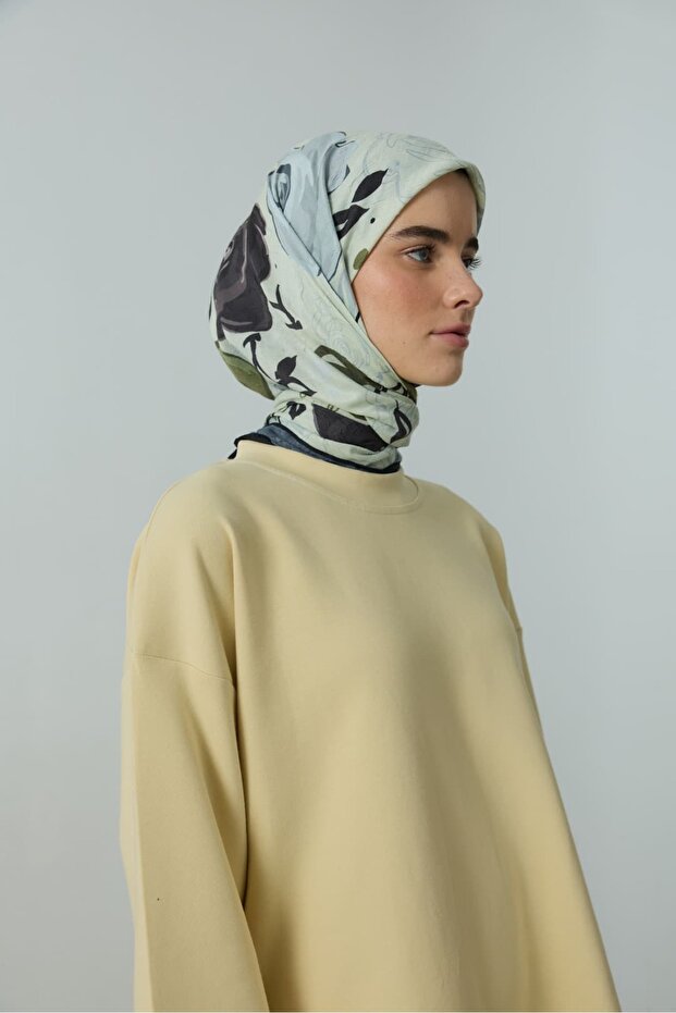 Olyvia Desen Bambu Eşarp - 3