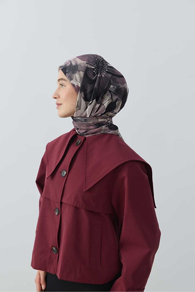 Solena Desen Bambu Eşarp - 1