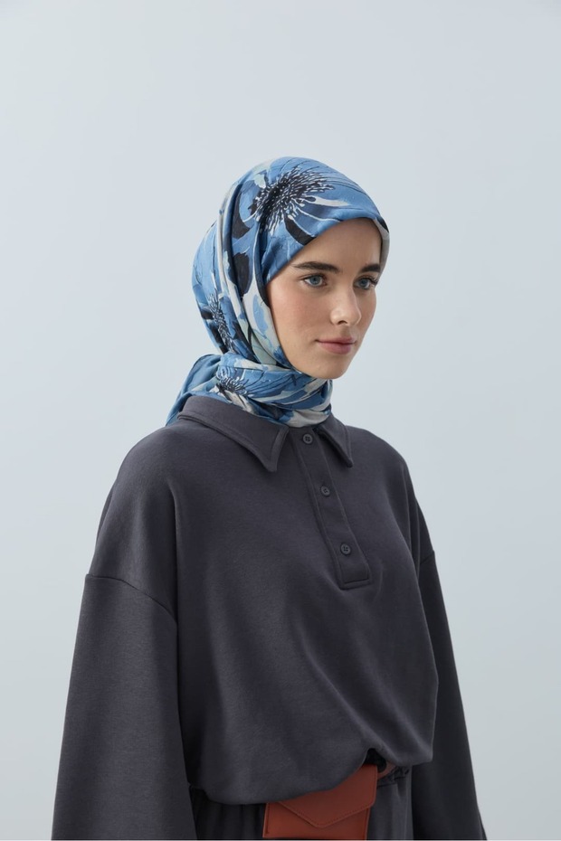 Solena Desen Bambu Eşarp - 3