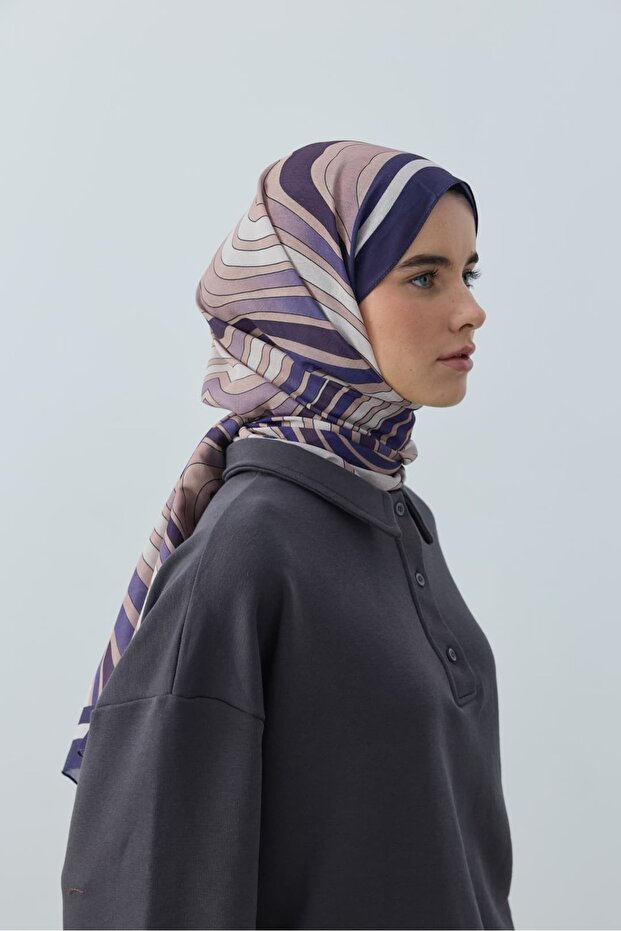 Wavea Pattern Lina Shawl - 1