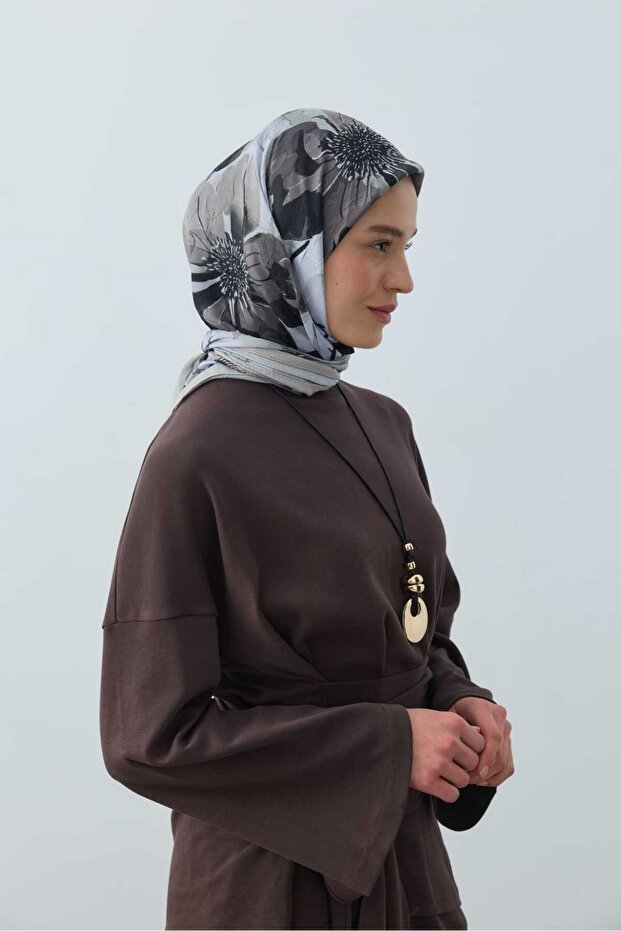 Solena Desen Bambu Eşarp - 3