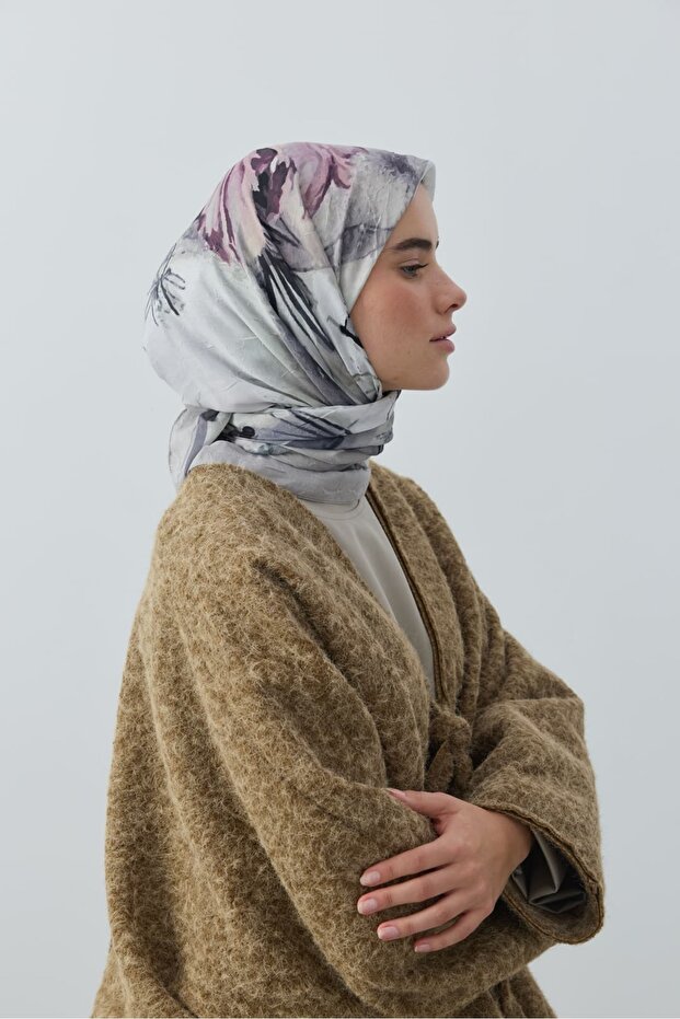 Seraphy Desen Bambu Eşarp - 1