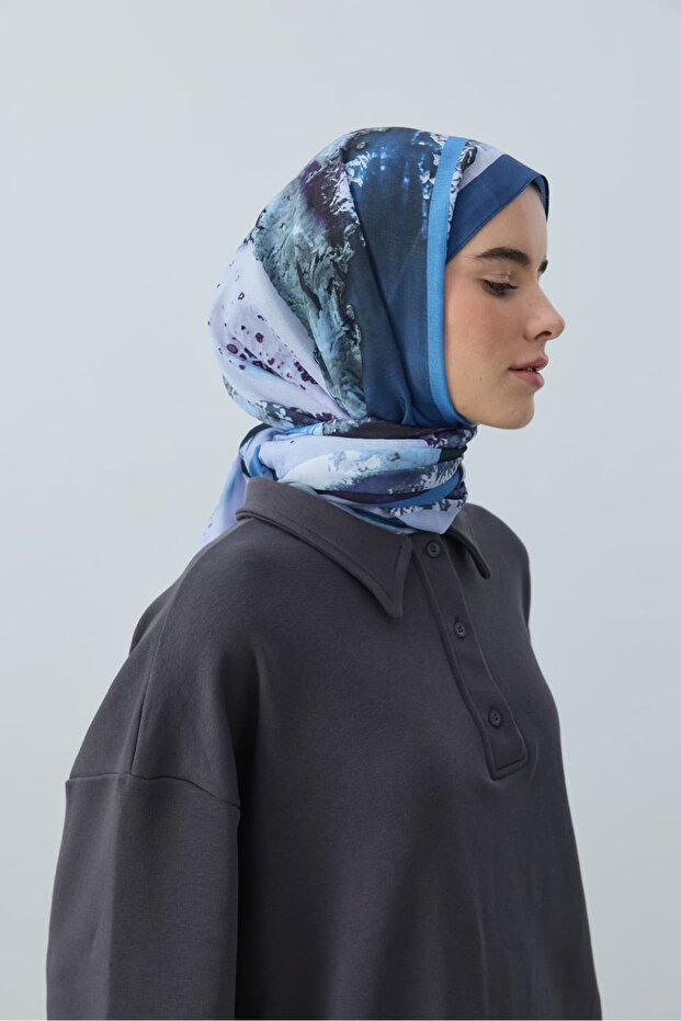 Ardora Patterned Lina Shawl - 3