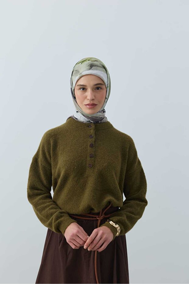 وشاح من الخيزران بنمط سيرافي - 1