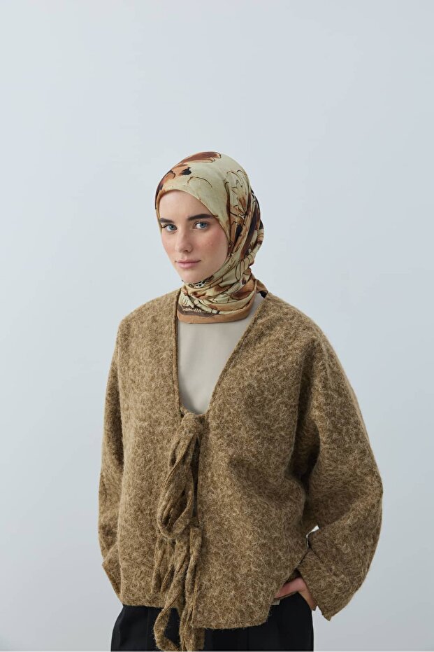 Evelyne Desen Bambu Eşarp - 3