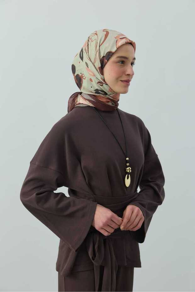 Olyvia Desen Bambu Eşarp - 3