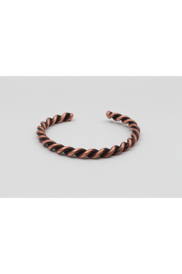 Copper Antique Spiral Bracelet