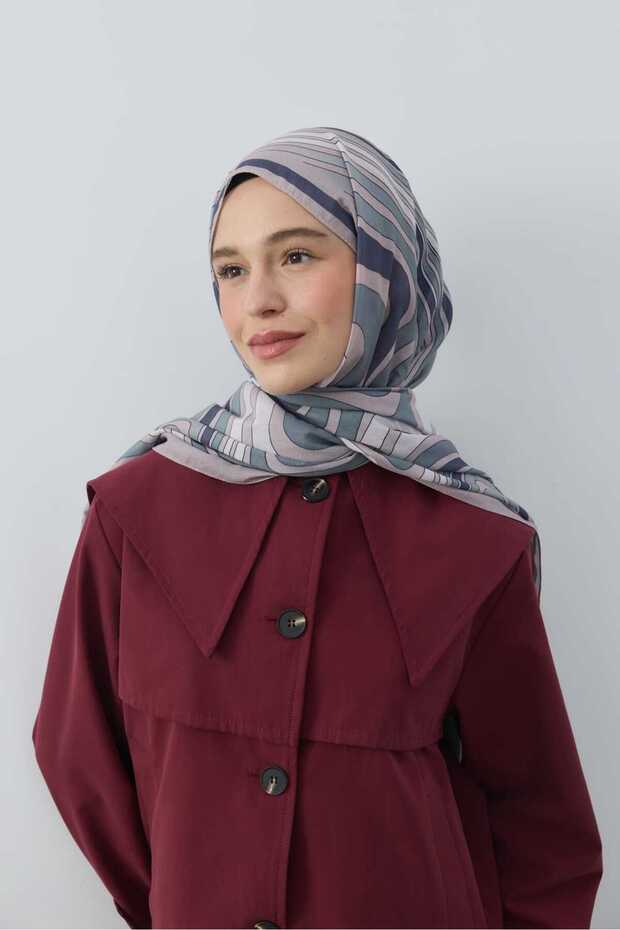 Wavea Pattern Lina Shawl - 1