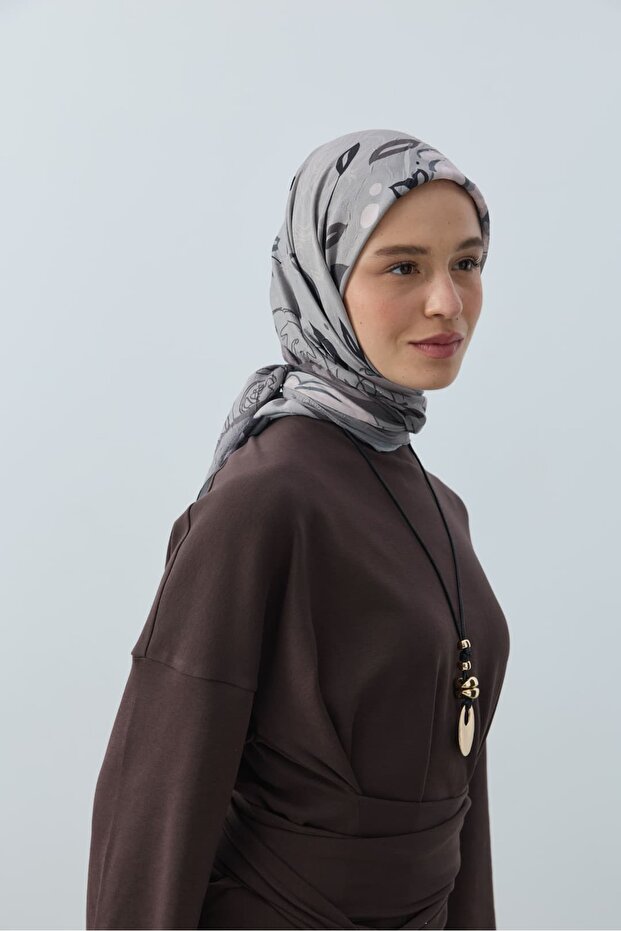 Olyvia Desen Bambu Eşarp - 3