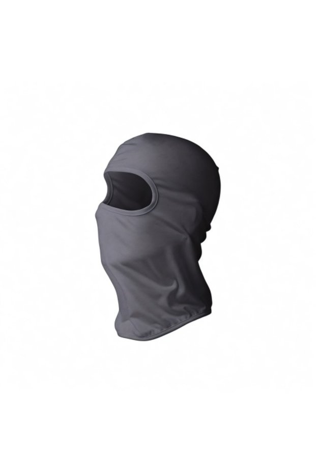 Gray synthetic balaclava