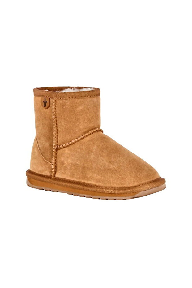 Burgundy Ankle Boots for Kids - 1