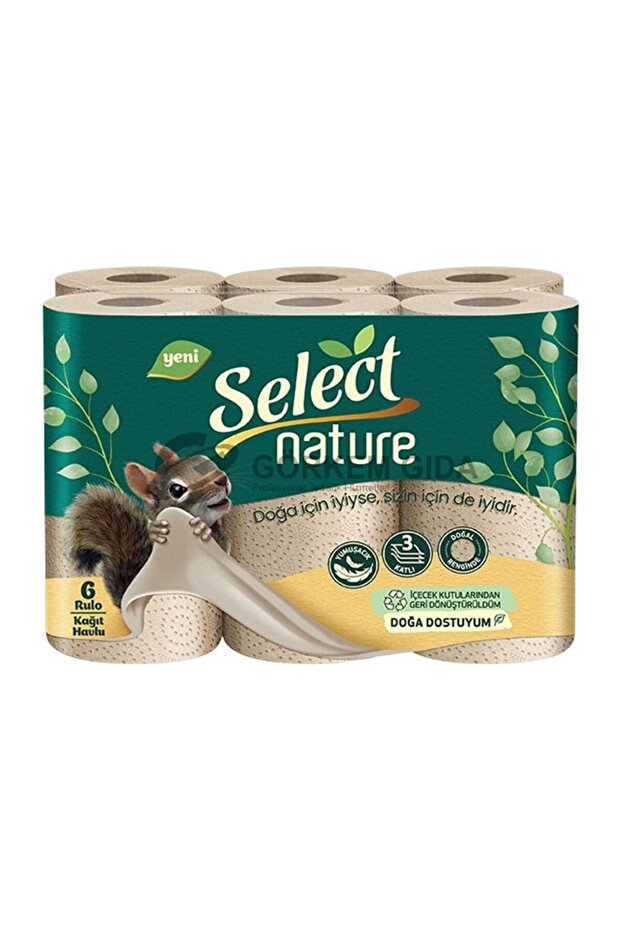 Nature Havlu Mega Rulo 1=6 4 Adet - 1