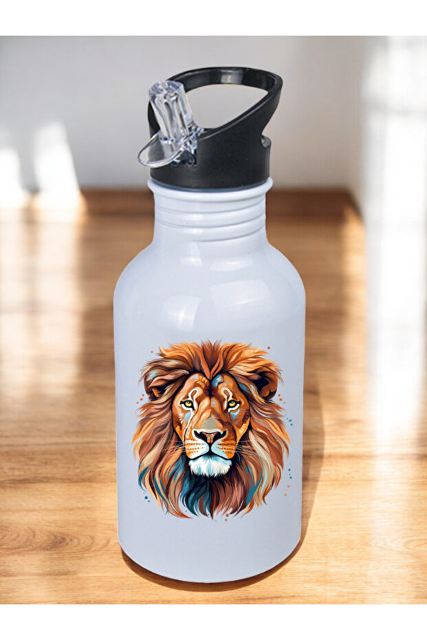 Lion Flask - Food Flask, Portable Flask, Designer Water Flask, Water Bottle and Flask