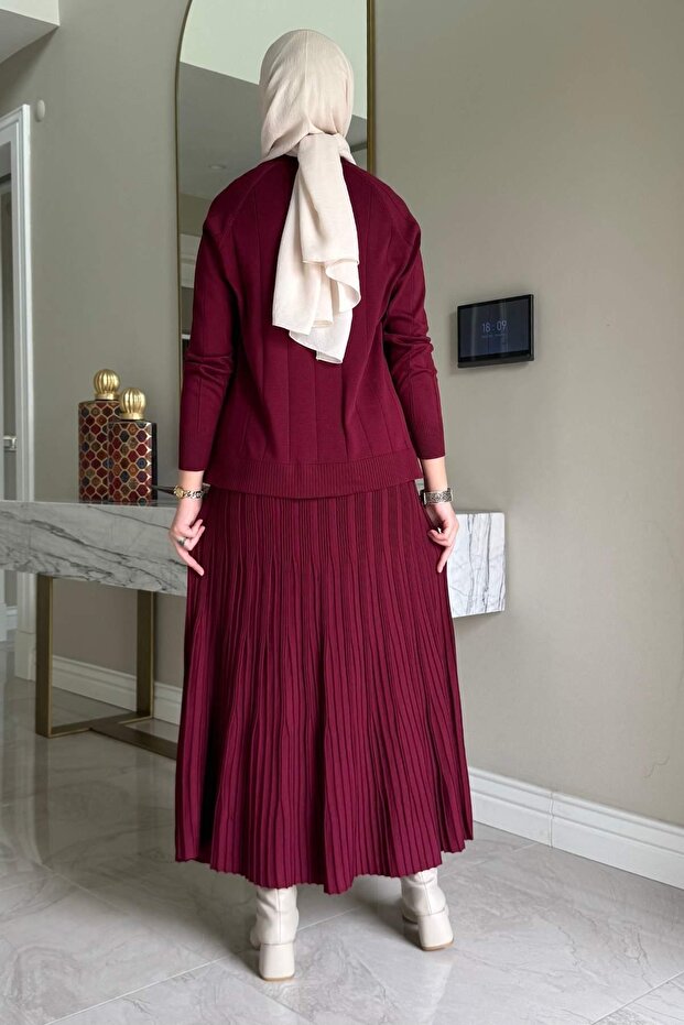 Yonca Triko Takım Bordo - 6