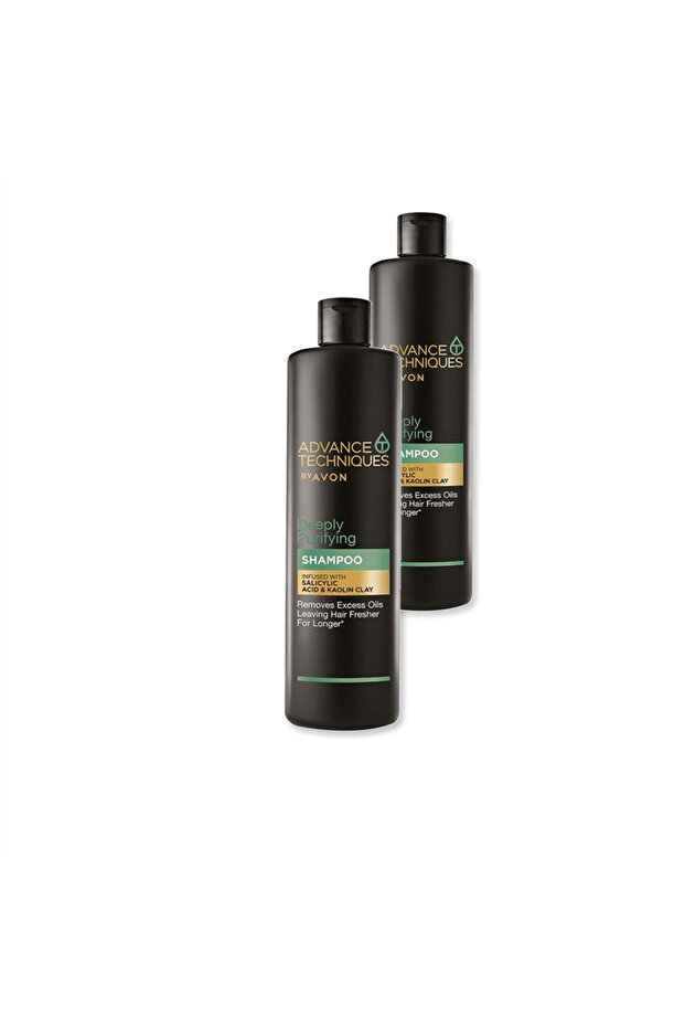 Advance Techniques Deeply Purifying Shampoo for Oily Hair - 400ml Double Set