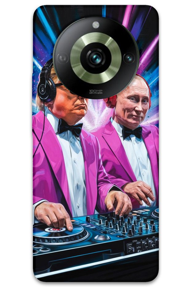 Realme 11 Pro Plus Case Hd Pattern Printed Back Cover - Dj Trump Putin