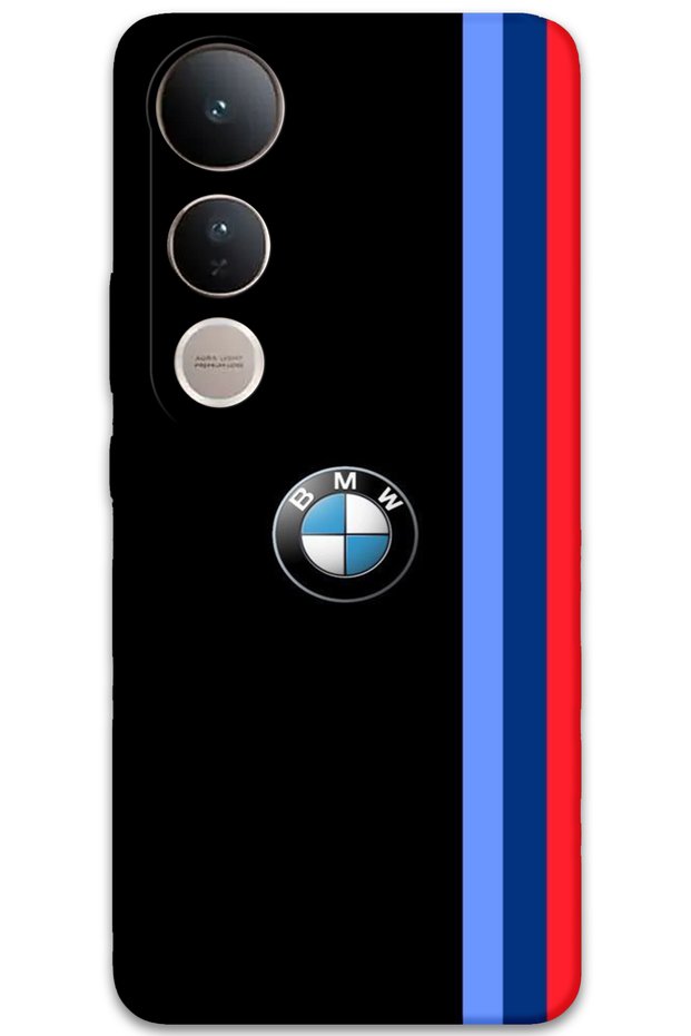 Vivo V50 Lite 4g Case Hd Pattern Printed Back Cover - Black Three Stripes