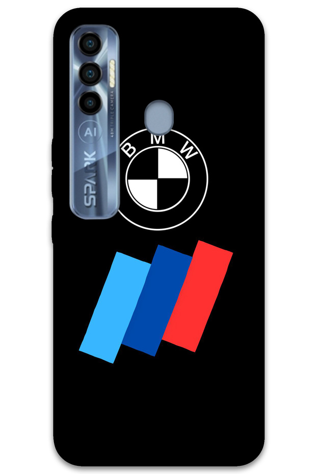 Tecno Spark 7 Pro Case Hd Pattern Printed Back Cover - Logo Strip
