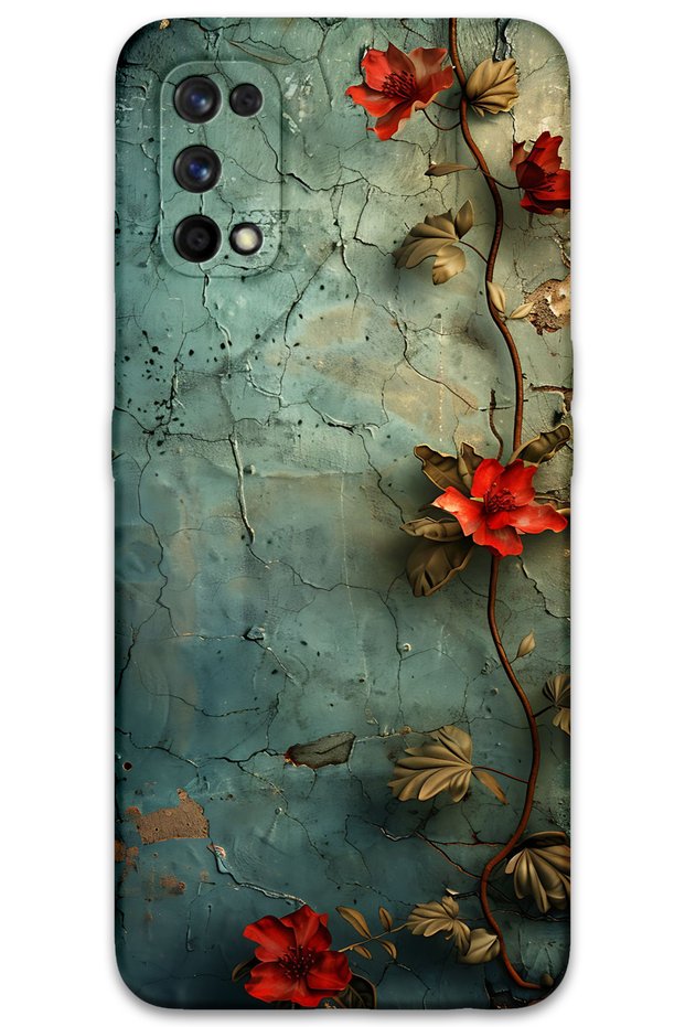 Realme 7 Pro Case Hd Pattern Printed Back Cover - Ivy Flower