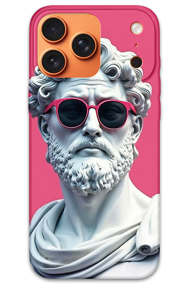 iPhone 17 Pro Max Case Hd Pattern Printed Back Cover - Sculpture