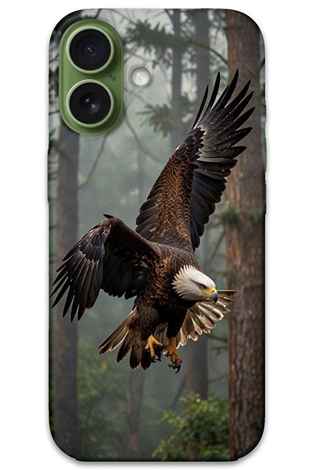 iPhone 17 Case Hd Pattern Printed Back Cover - Eagle - 1