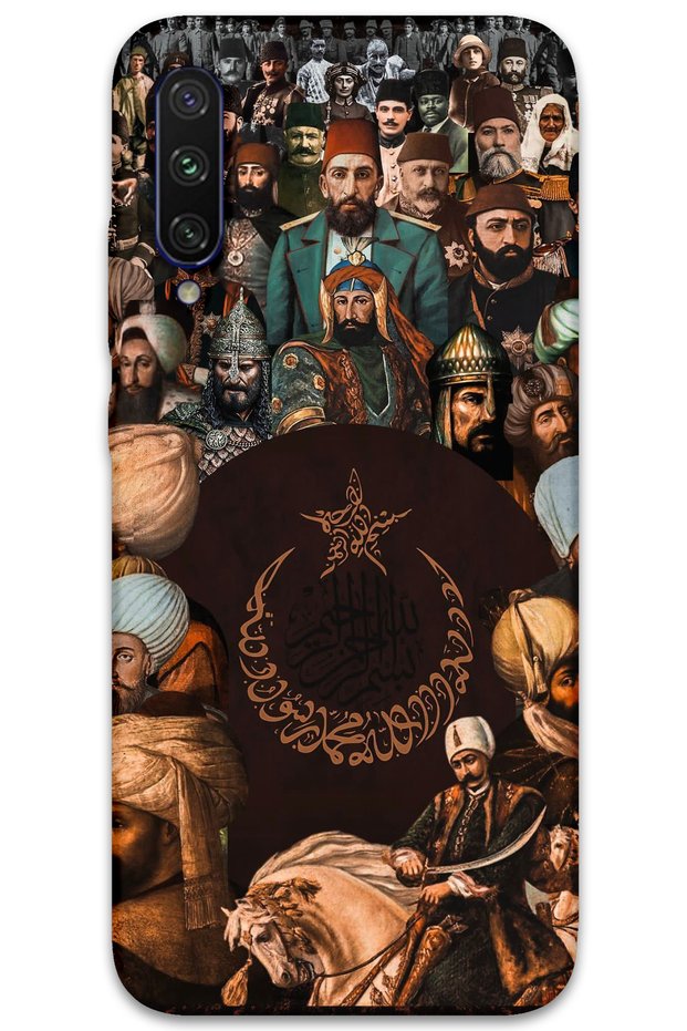 Xiaomi Mi A3 Case Hd Pattern Printed Back Cover - Ottoman Dynasty