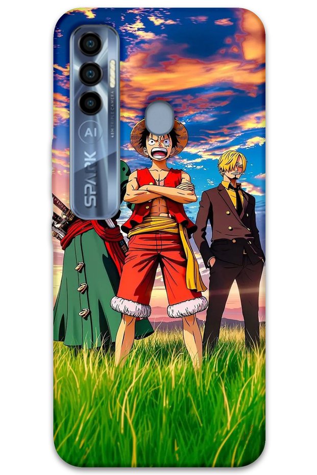 Tecno Spark 7 Pro Case Hd Pattern Printed Back Cover - One Piece 2