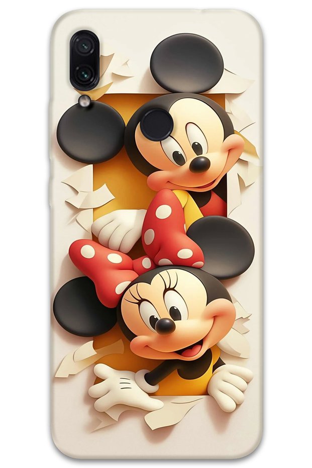 Xiaomi Redmi Note 7 Case Hd Pattern Printed Back Cover - Mickey 2