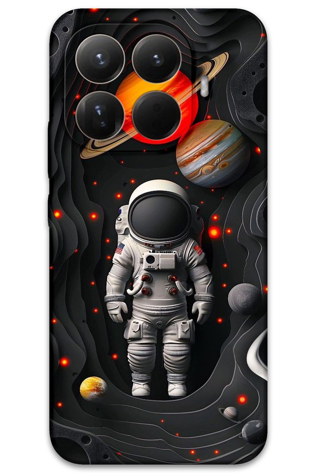 Xiaomi Mi 15t Pro Case Hd Pattern Printed Back Cover - Astronaut Planets