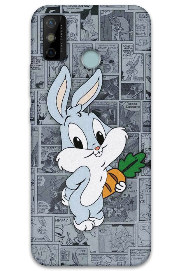 Tecno Spark 6 Go Case Hd Pattern Printed Back Cover - Bugsbunny 1