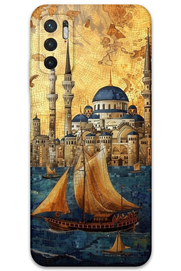Xiaomi Redmi Note 10 5g Case Hd Pattern Printed Back Cover - Sailboat Suleimaniiye