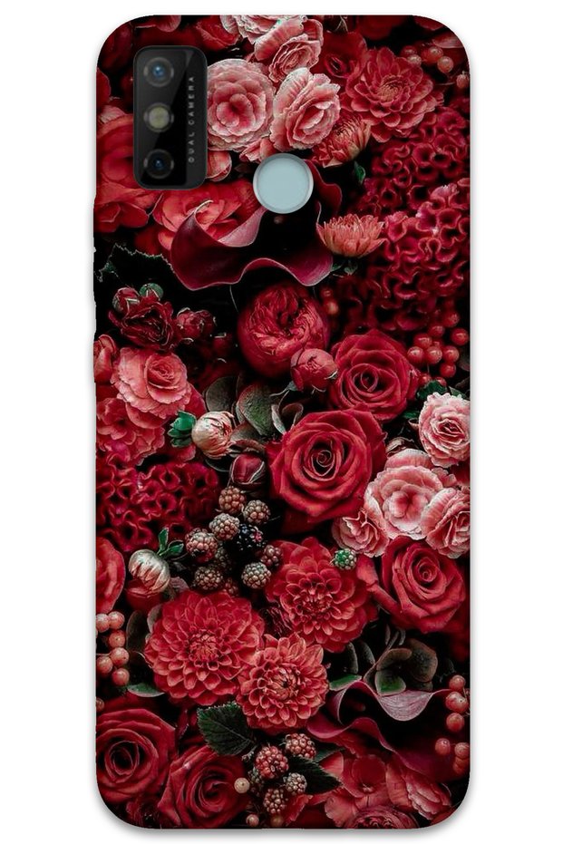 Tecno Spark 6 Go Case Hd Pattern Printed Back Cover - Roses