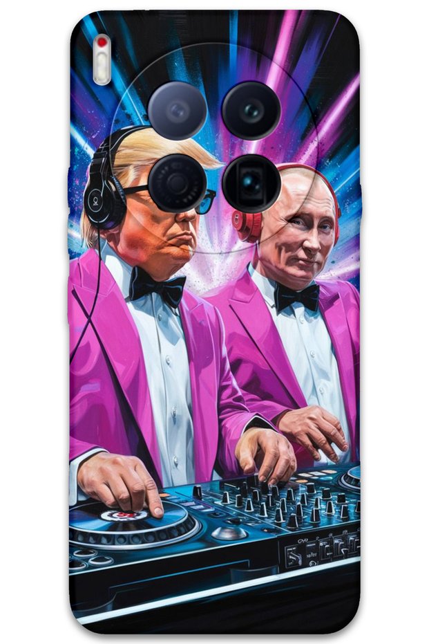Tecno Camon 40 Premier 5g Case Hd Pattern Printed Back Cover - Dj Trump Putin