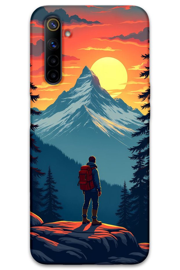 Realme 6 Case Hd Pattern Printed Back Cover - Everest