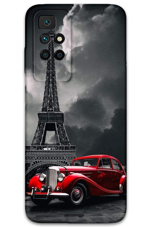 غطاء خلفي لهاتف Xiaomi Redmi 10 بنمط HD مطبوع - Cool Eiffel