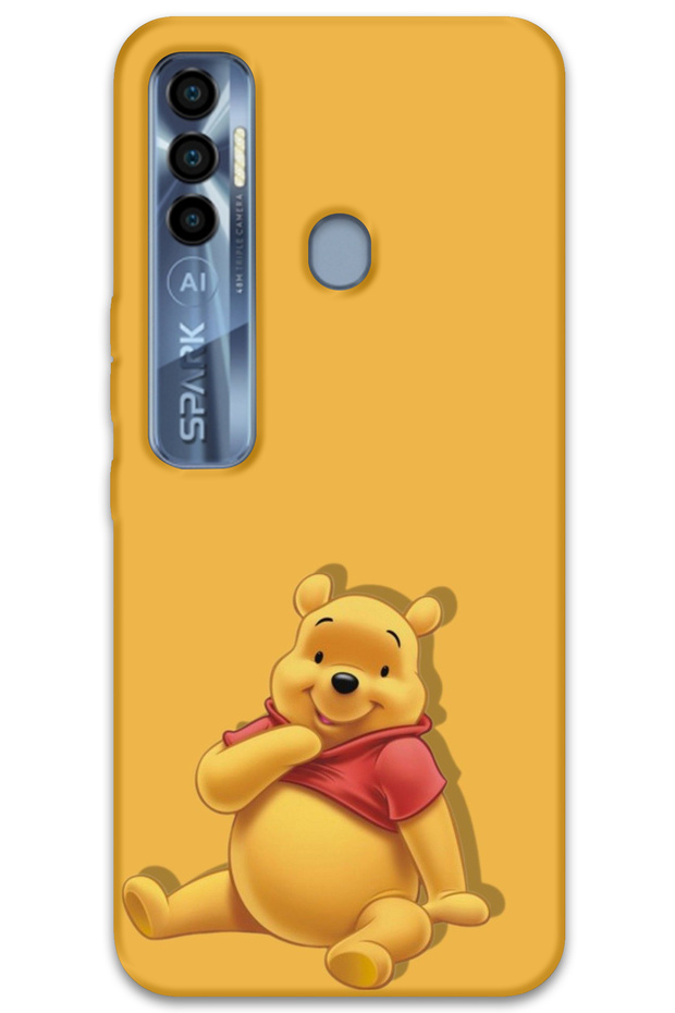 Tecno Spark 7 Pro Case Hd Pattern Printed Back Cover - Winnie the Pooh 2
