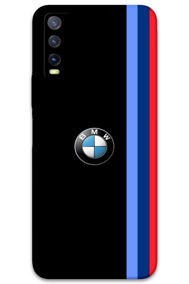 Vivo Y20 / Y11S Case Hd Pattern Printed Back Cover - Black Three Stripes