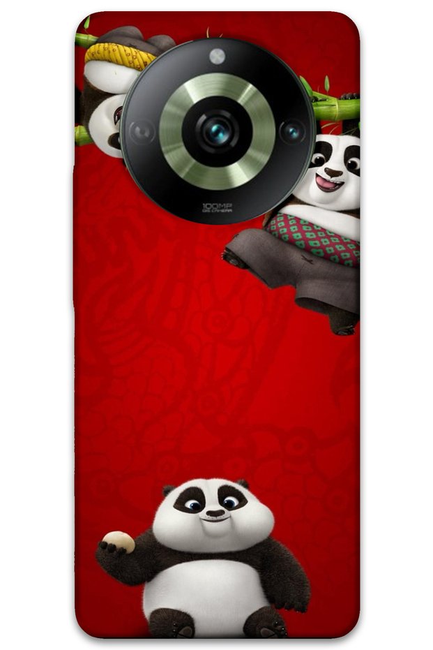 Realme 11 Pro Plus Case Hd Pattern Printed Back Cover - Panda