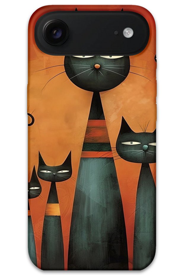 iPhone 17 Air Case Hd Pattern Printed Back Cover - Art Cat