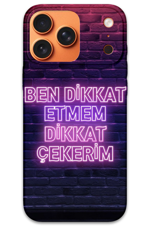 iPhone 17 Pro Max Case Hd Pattern Printed Back Cover - Attention Please
