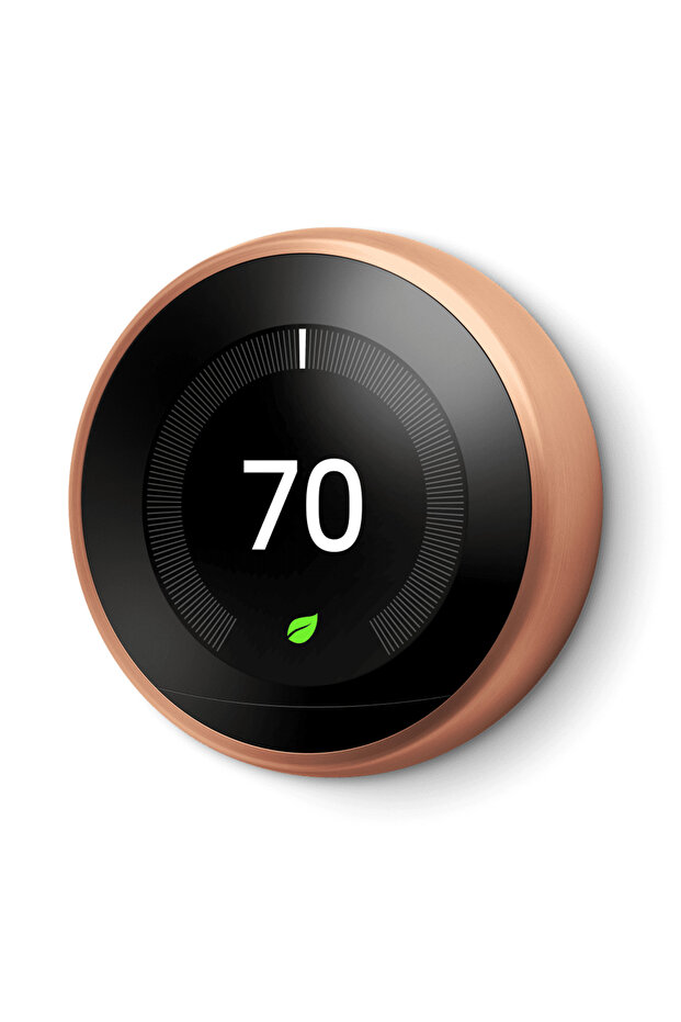 ترموستات التعلم القابلة للبرمجة من الجيل الثالث - نحاسي (T3021US) - 1