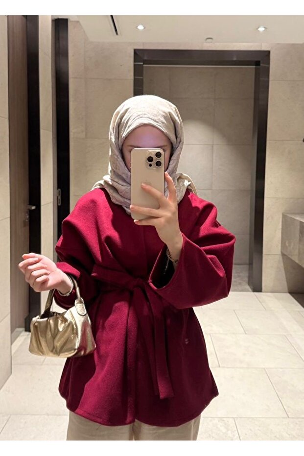 KAŞE CEKET VİŞNE - 1