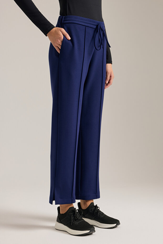 Beli Lastikli Viscon Örme Pantolon - 3