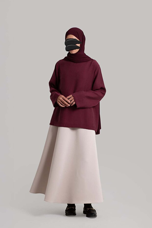 Μπλούζα Modal - Βουργουνδία - 4