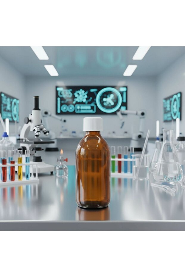 Amber Glass Bottle with tamper evident cap, 60ml - Pack 0f 12