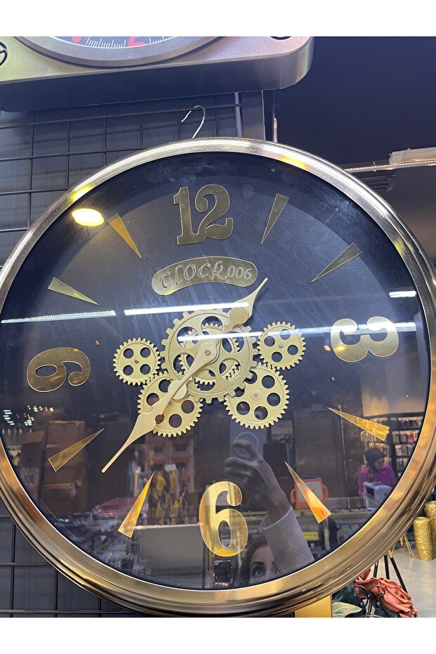 Çarklı Gold duvar saati - 1