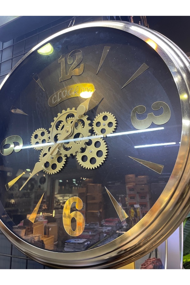 Çarklı Gold duvar saati - 2