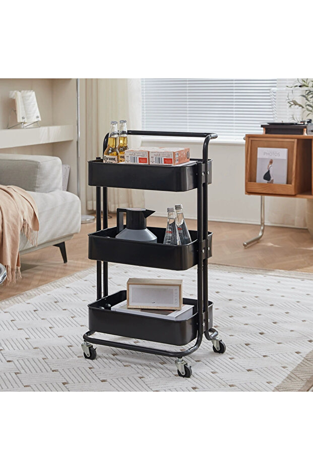 Easy-to-move, multi-purpose storage cart - 5