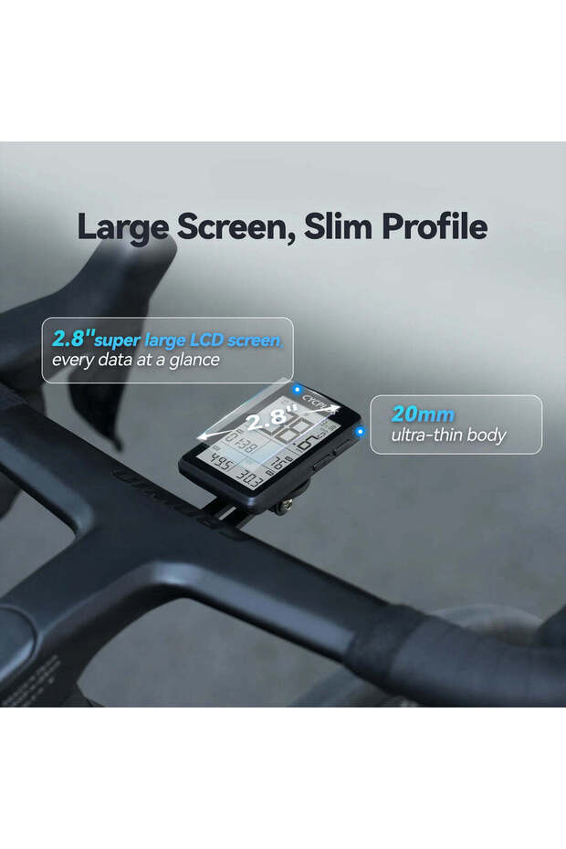 M3 GPS Bike Computer – Wireless Cycling Speedometer with Bluetooth - 2