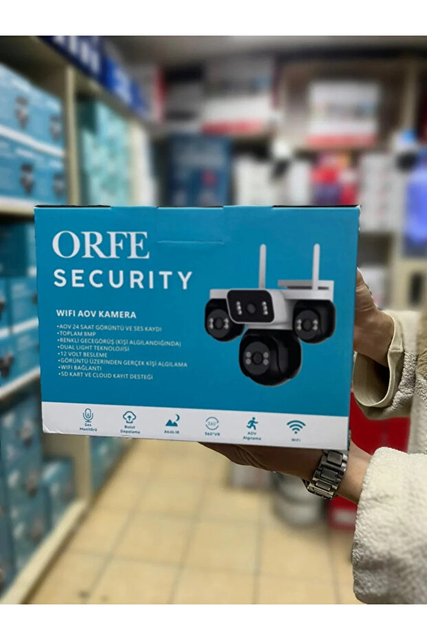 GÜNEŞ PANELLİ WİFİ KAMERA - 4